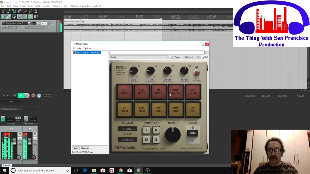 Tutorial italiano VST Plugin gratuito TBProAudio Isol8