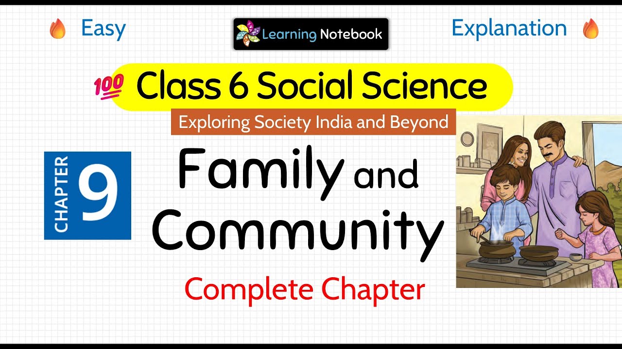 Class 6 Family and Community - Class 6 SST Exploring Society India and Beyond Chapter 9