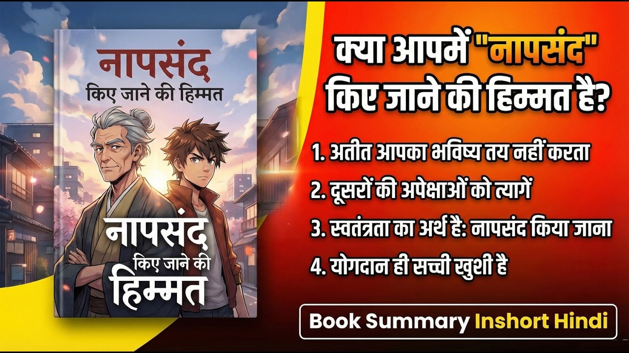 Why Your Past Doesn't Matter | The Courage To Be Disliked by Ichiro Kishimi (Hindi)