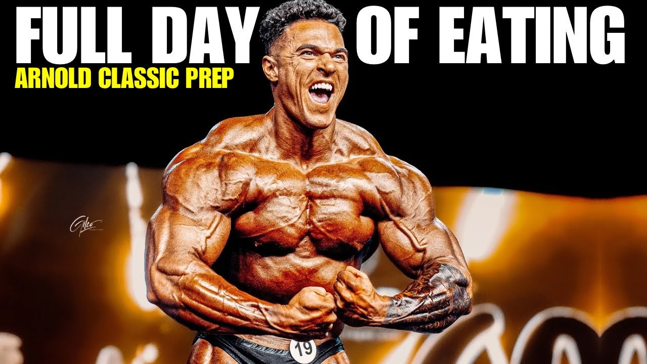 MY FULL DAY EATING - PREP FOR ARNOLD CLASSIC