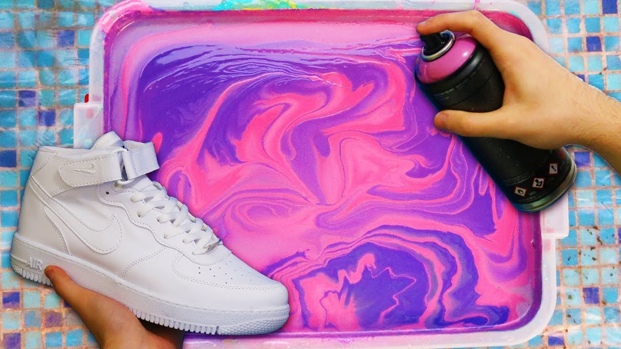 HYDRO Dipping AIR FORCE 1's! - 2