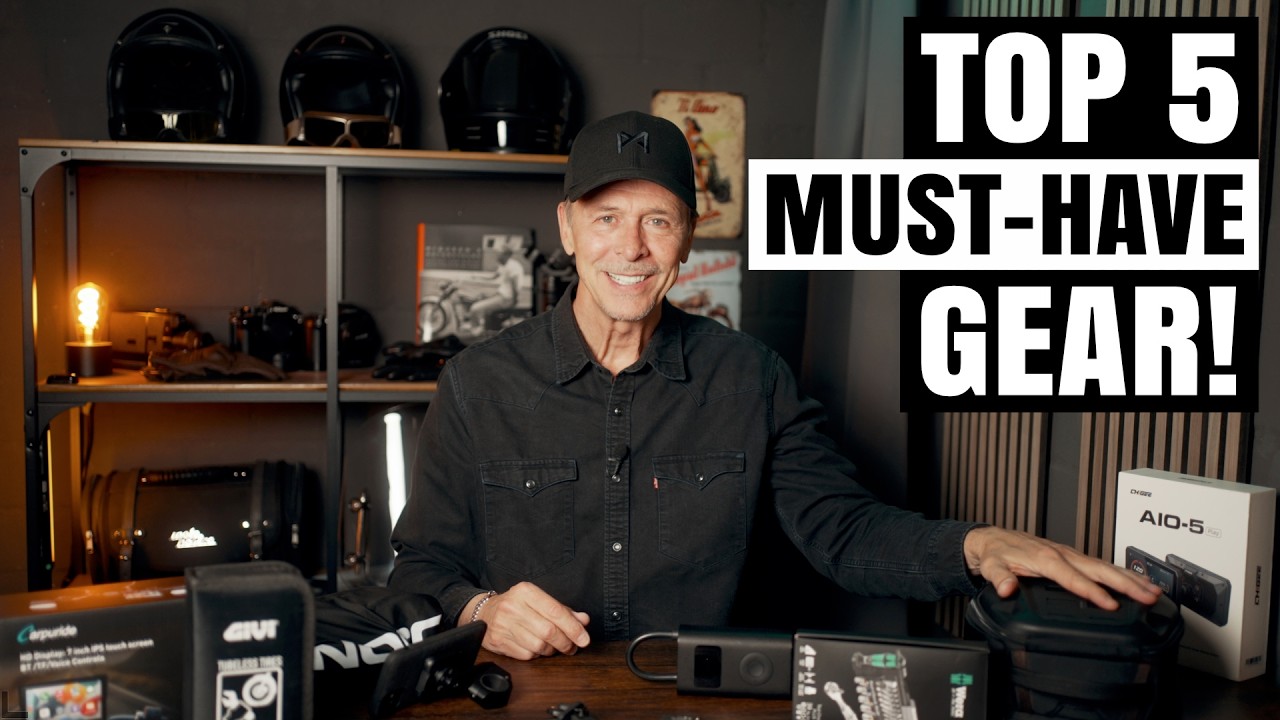 Top 5 Must Have Motorcycle Gadgets for Touring 2025