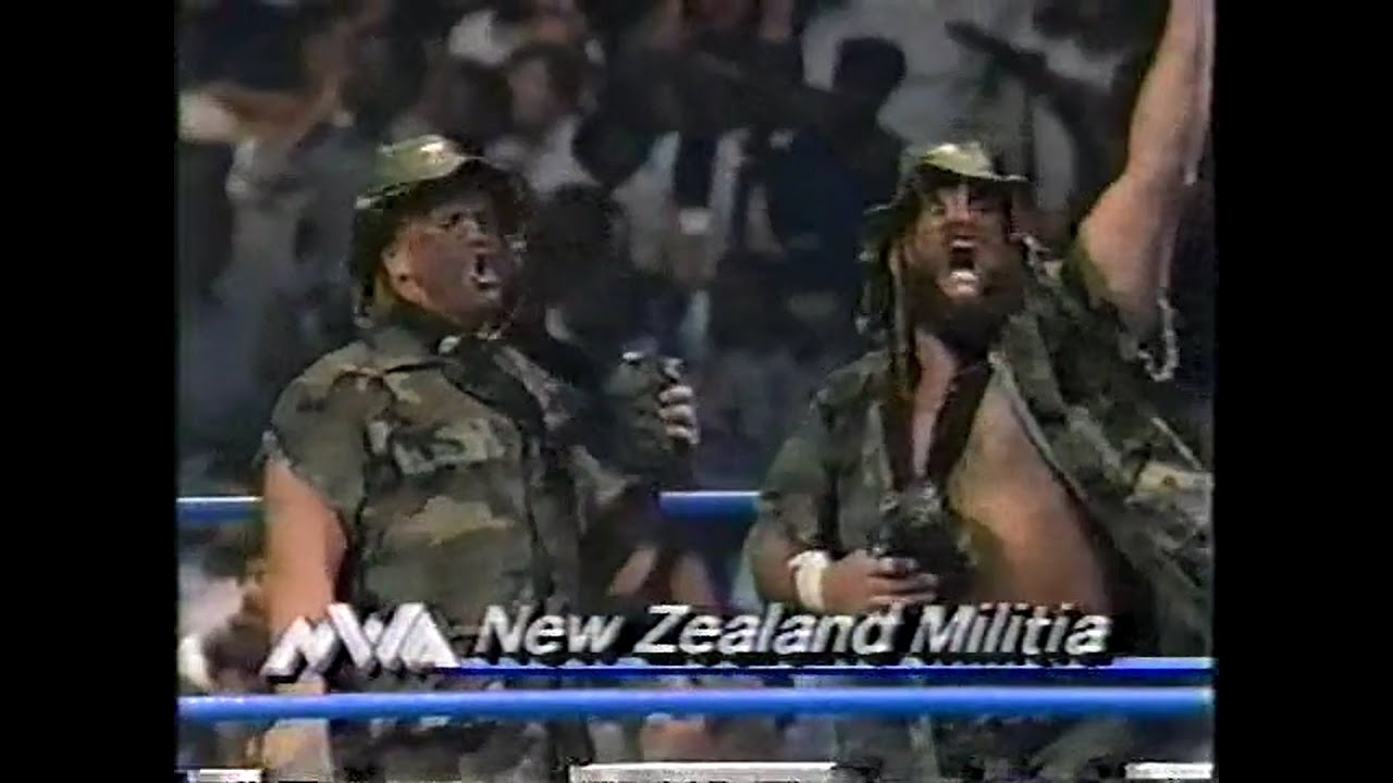 Steiner Brothers vs New Zealand Militia   Pro July 15th, 1989