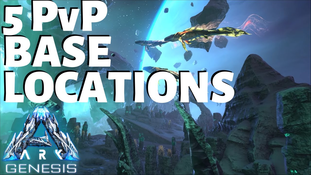 5 Strong PvP Base Locations on Genesis | ARK: Survival Evolved Genesis