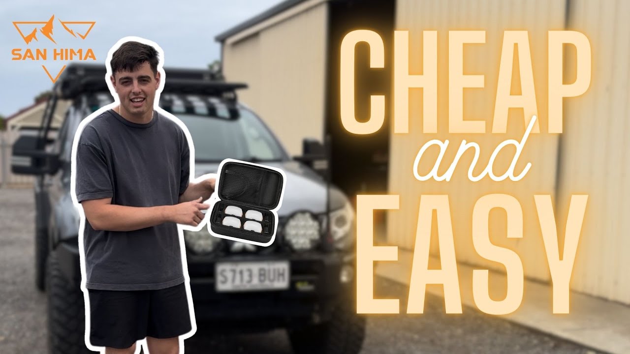 The NEW Cheap And Easy Camp Lighting SETUP! Lithium Magnetic Lights?