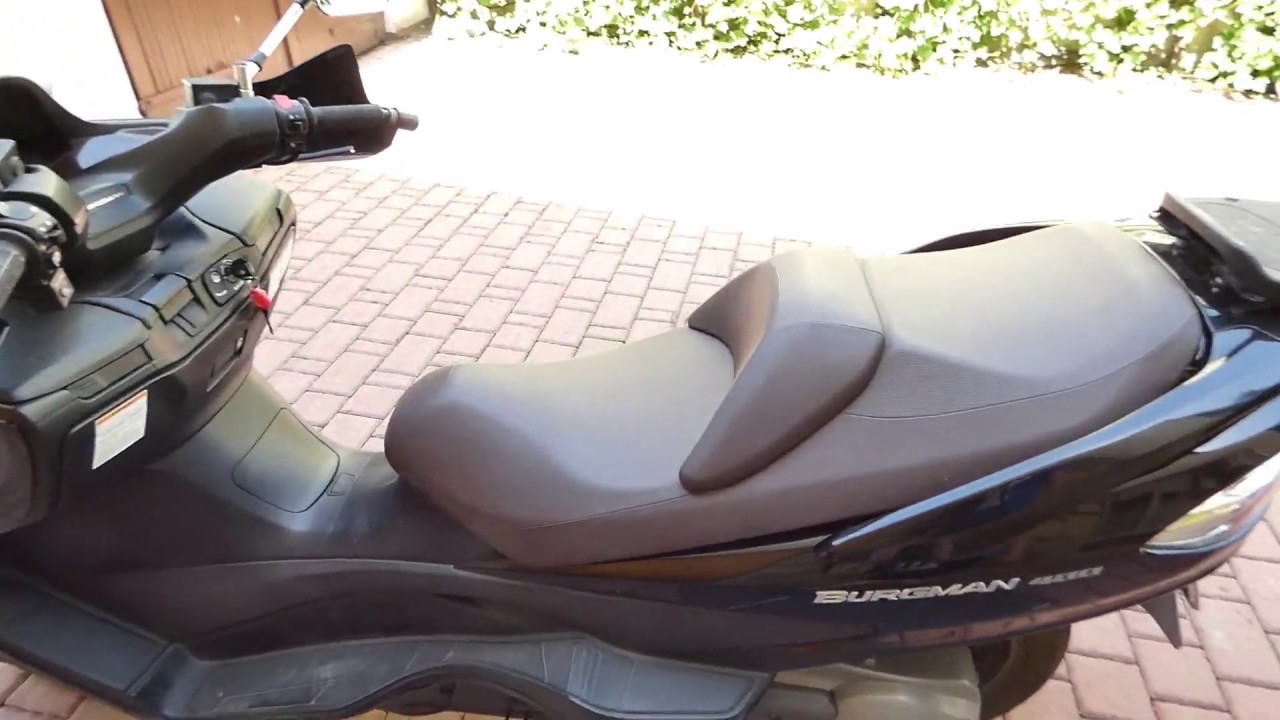 Suzuki Burgman 400 wymiana oleju i filtra, oil service, oil change
