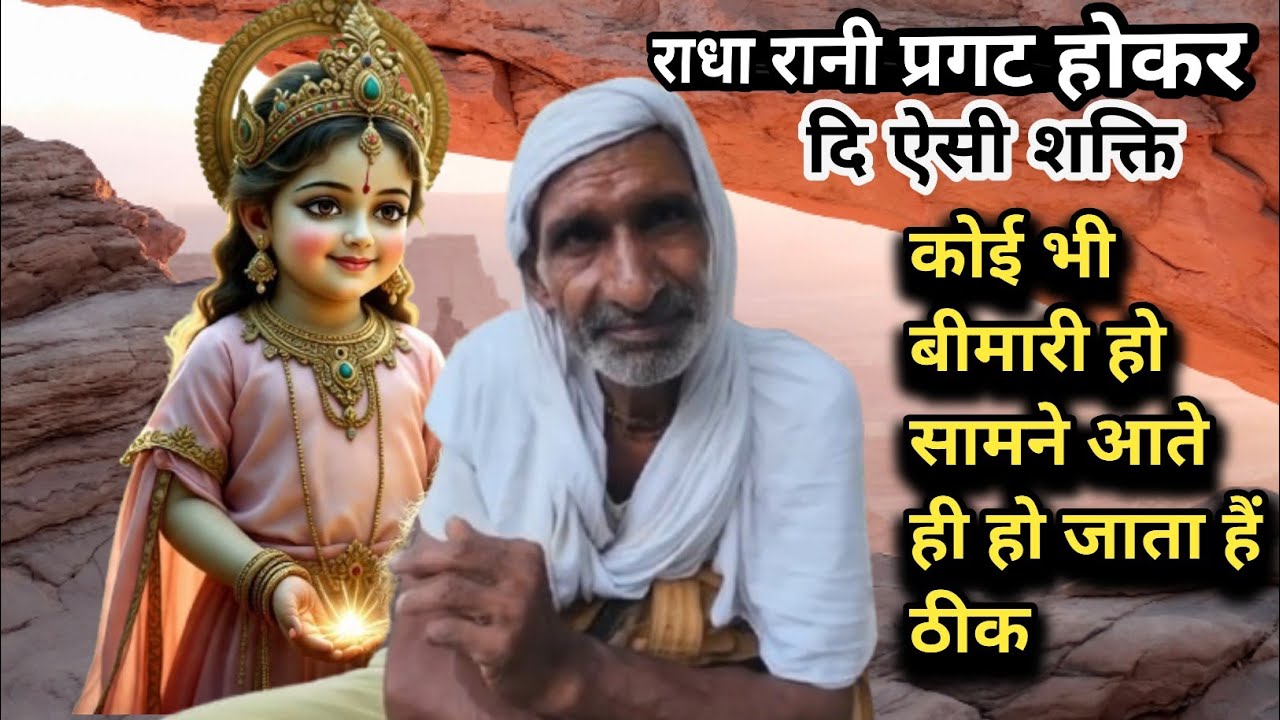 राधा रानी प्रगट होकर दी ऐसी शक्ति कोई भी बीमारी हो सामने आते ही हो जाती है ठीक 