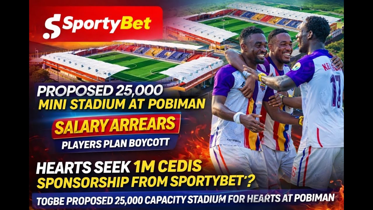 HEARTS TO GET 1 MILLION CEDIS SPONSORSHIP FROM.... 25000 MINI STADIUM  PROPOSED... SALARY ISSUES!!