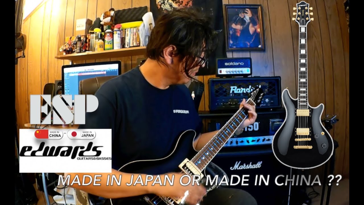 Edwards Guitars (ESP) -Made in Japan or Made in China?