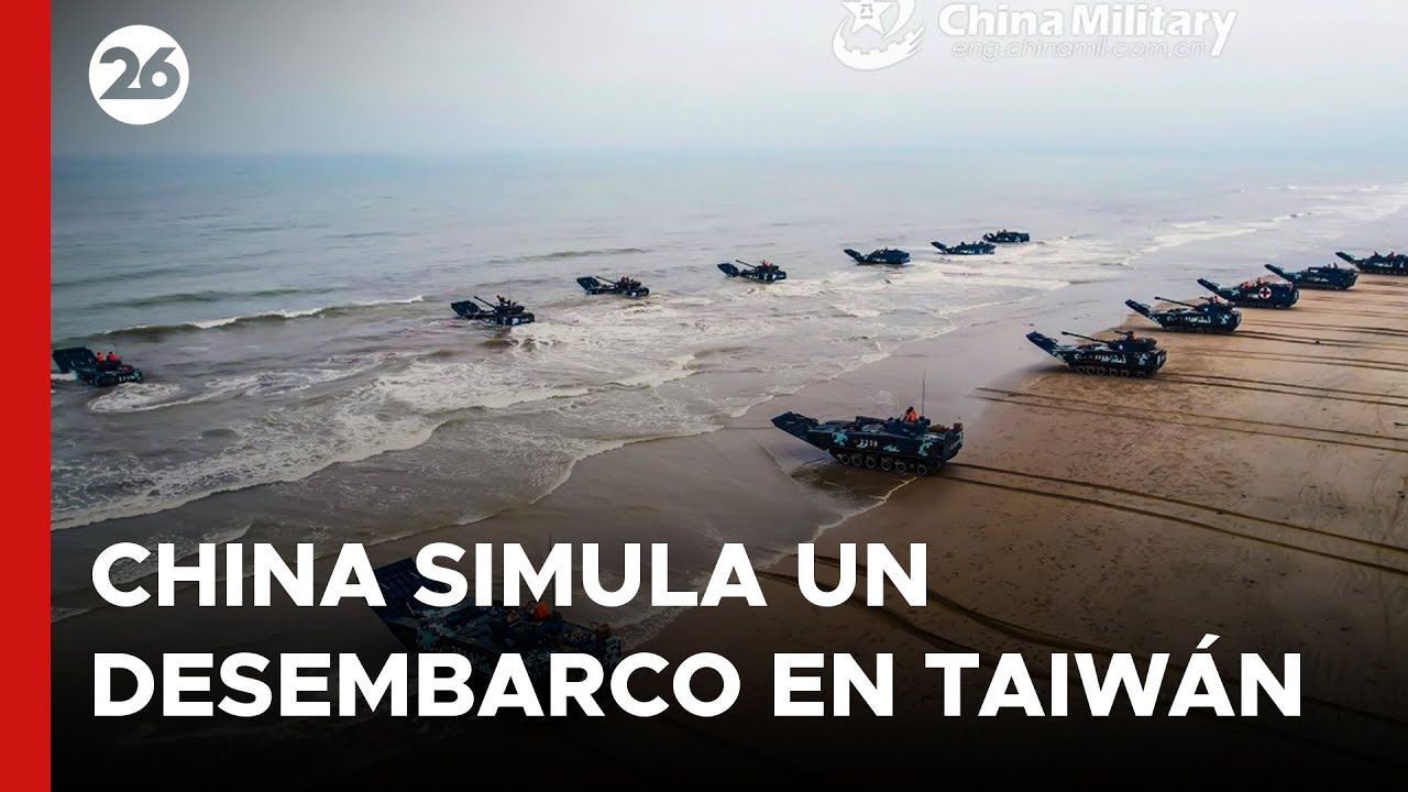 ASIA | China simula un desembarco en Taiwán con todo su poderío militar