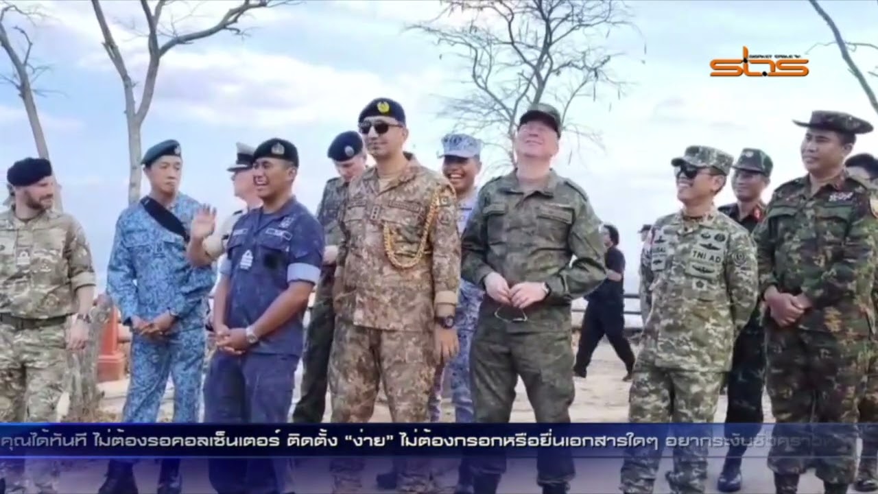 คณะผู้ช่วยทูตทหารต่างประเทศไทย ลงพื้นที่ชายแดนศรีสะเกษ ตรวจความเสียหายเหตุปะทะไทย–กัมพูชา
