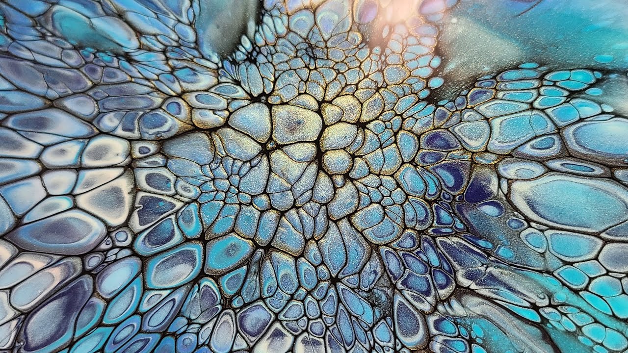69.SheleeArt Bloom Technique - Acrylic Pouring - Fluid Art