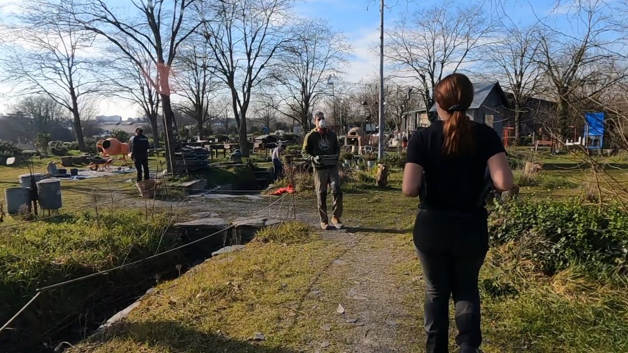 Création paysagère au Jard'IN Zur avec les étudiant·e·s de L'institut Agro et du CFPPA le Fresne.