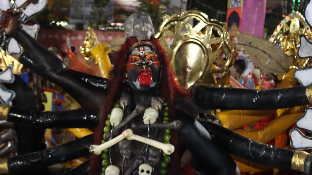 Vijayawada KanakaDurga Dessara Utshavam 2023 at Temple by Police Officers | Kali | Kalika | Kolatam