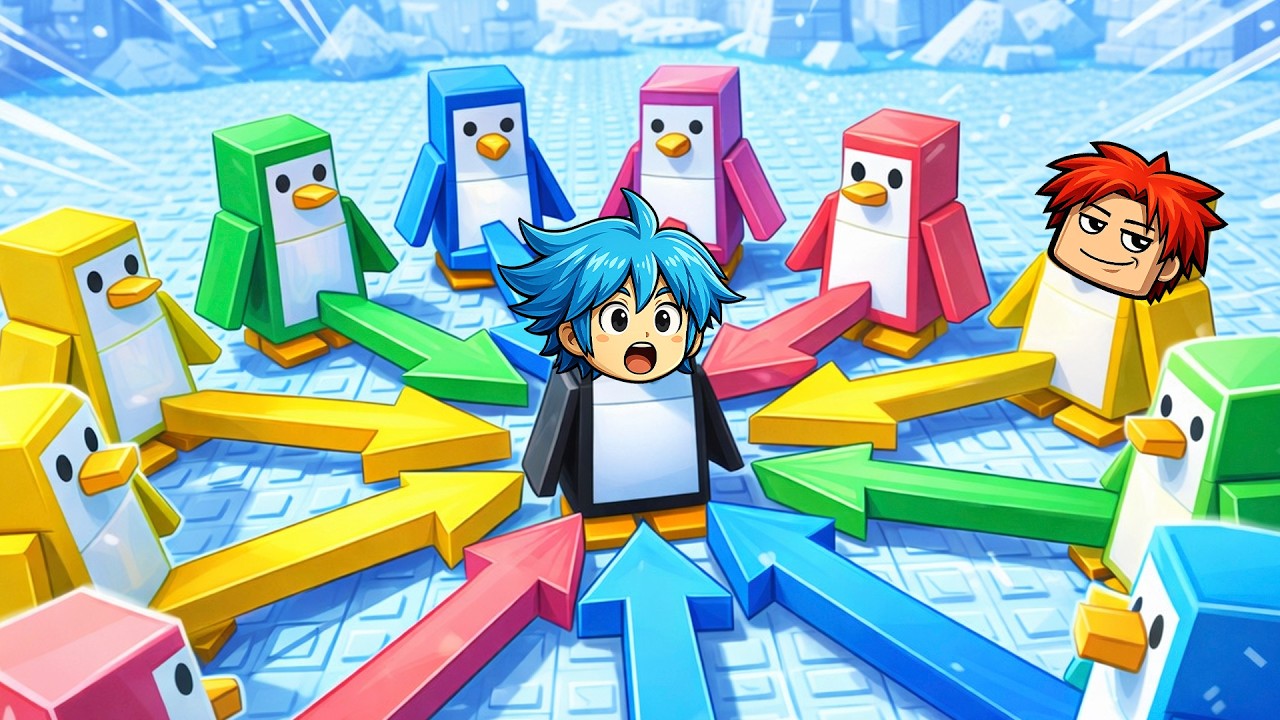 KNOCKOUT, O NOVO JOGO DE PINGUINS QUE ESTÁ DOMINANDO O ROBLOX!