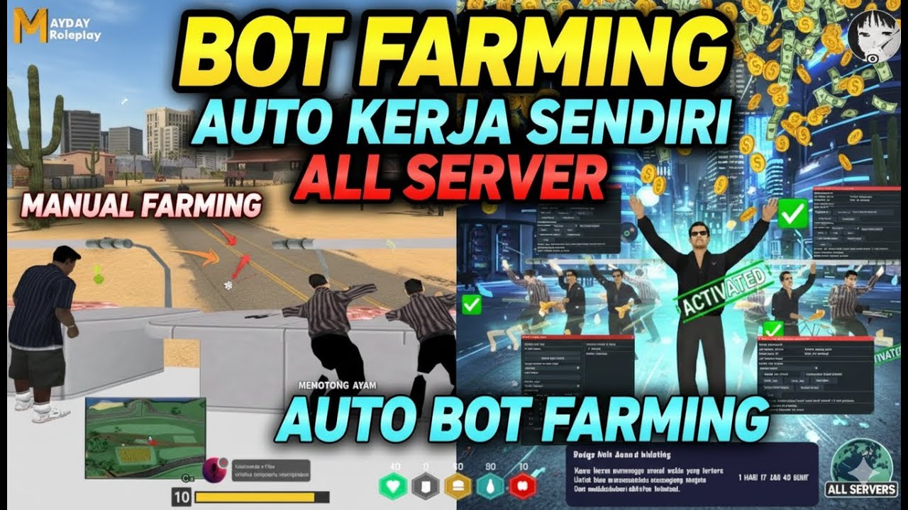 Bot Auto Farming | AUTO KERJA SAMP [ALL SERVER] | Tembus JGRP? #autocuan