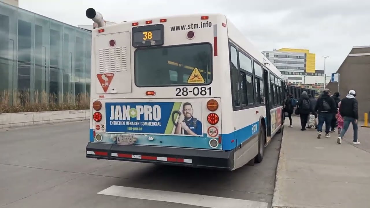 [STM Bus] 28-081 Ride on the 38N De L Église