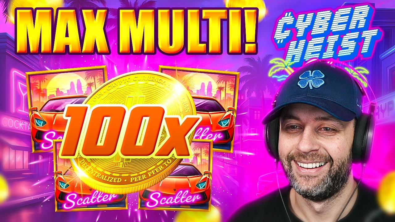 WE REVIEWED NEW GAMES & HIT THE MAX MULTI ON CYBERHEIST CITY!!