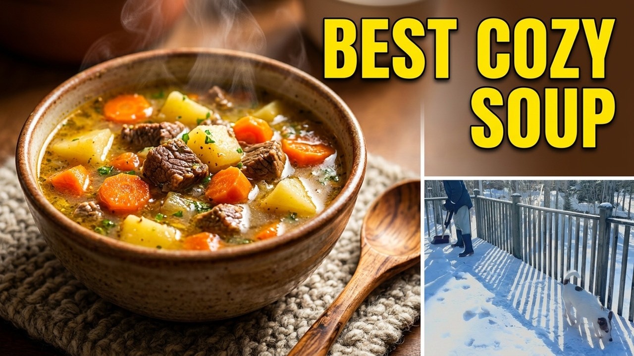 Cozy Farm Life | Making Beef Soup & Simple Living in Canada