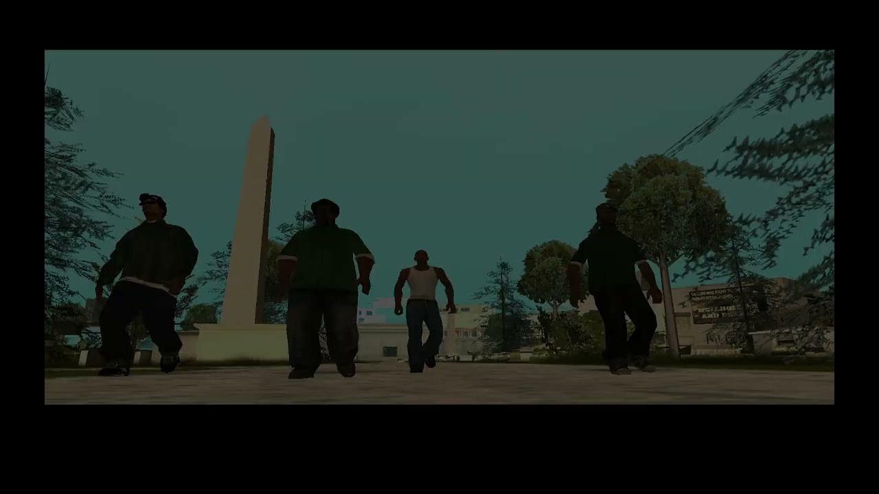 GTA  San Andreas(with cheat codes) Beginning  part 1