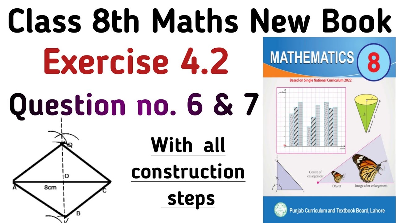 Unit 4 Exercise 4.2 Class 8 Maths New Book | Chapter 4 Ex 4.2 Question no. 6 & 7 PTB | Learning Zone