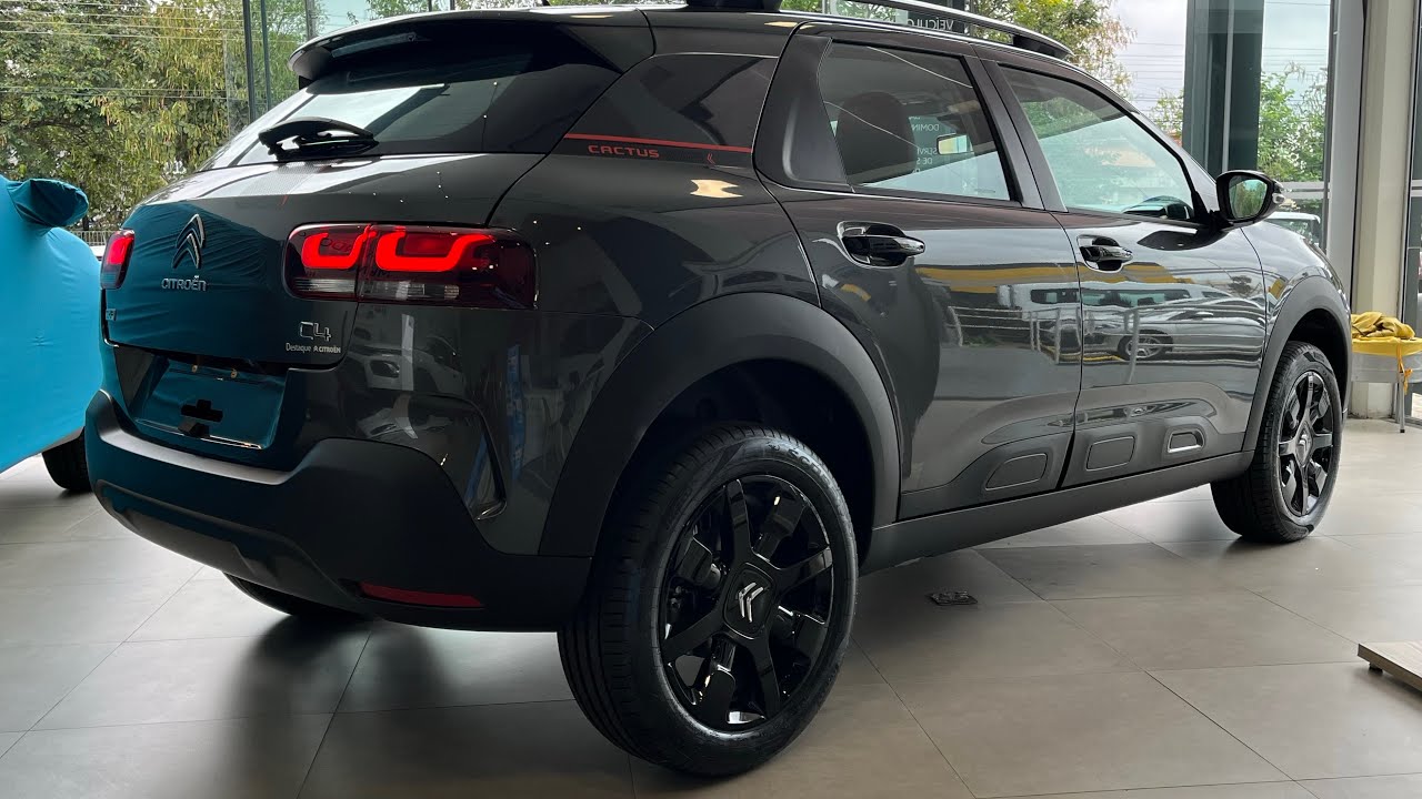 NOVO C4 CACTUS 2024 1.6 TURBO THP VERSÃO TOP DE LINHA (NOIR) COM PREÇO DE NIVUS DE ENTRADA 1.0