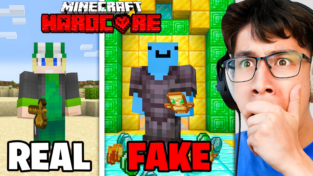 Разоблачение фейковых хардкорных ютуберов Minecraft