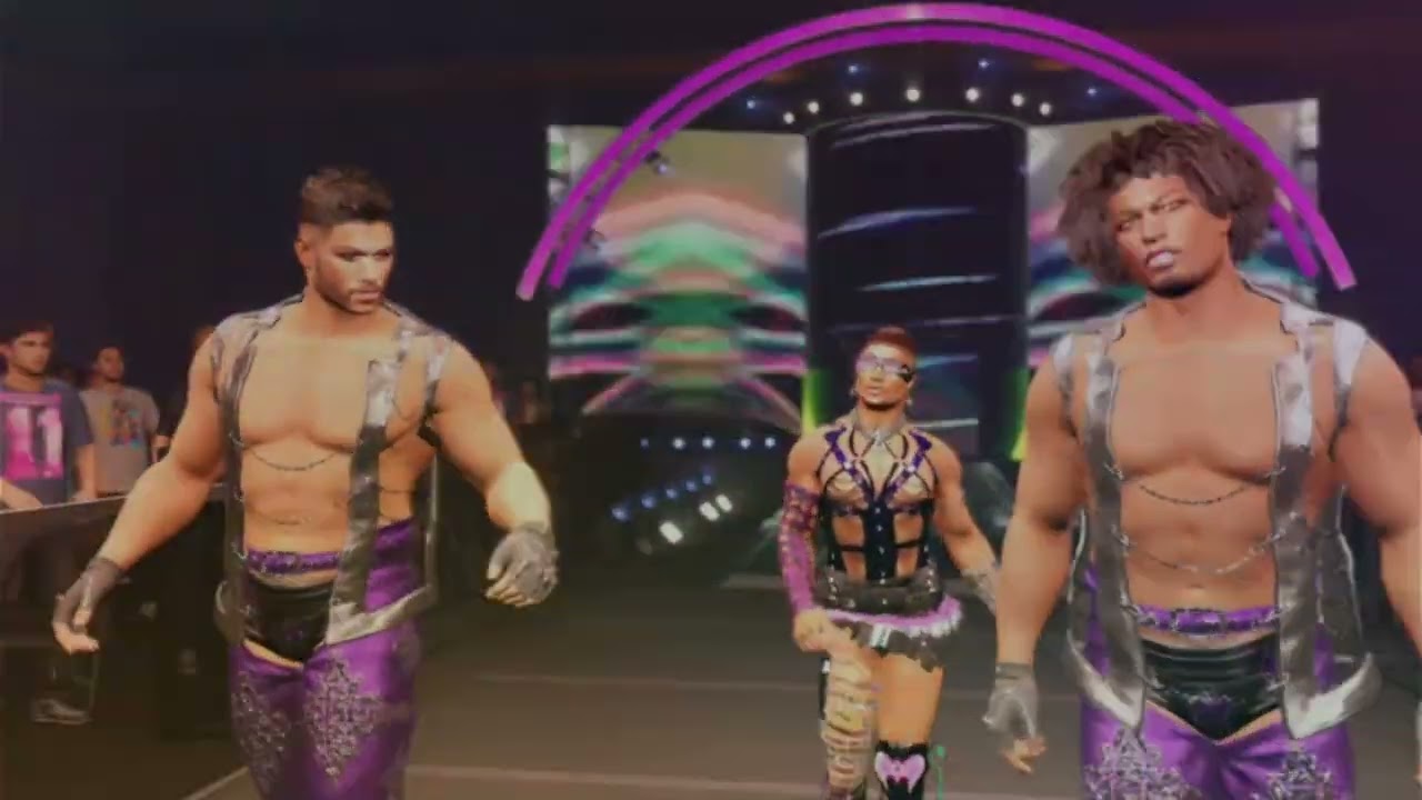 WWE 2K24  - Cam'Ron Burns Entrance