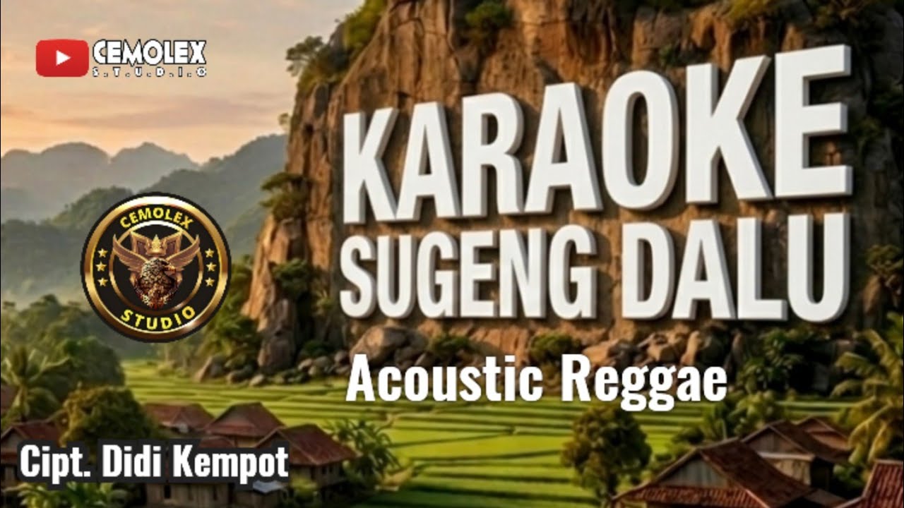 KARAOKE |  SUGENG DALU ( Denny Caknan ) | Acoustic Reggae