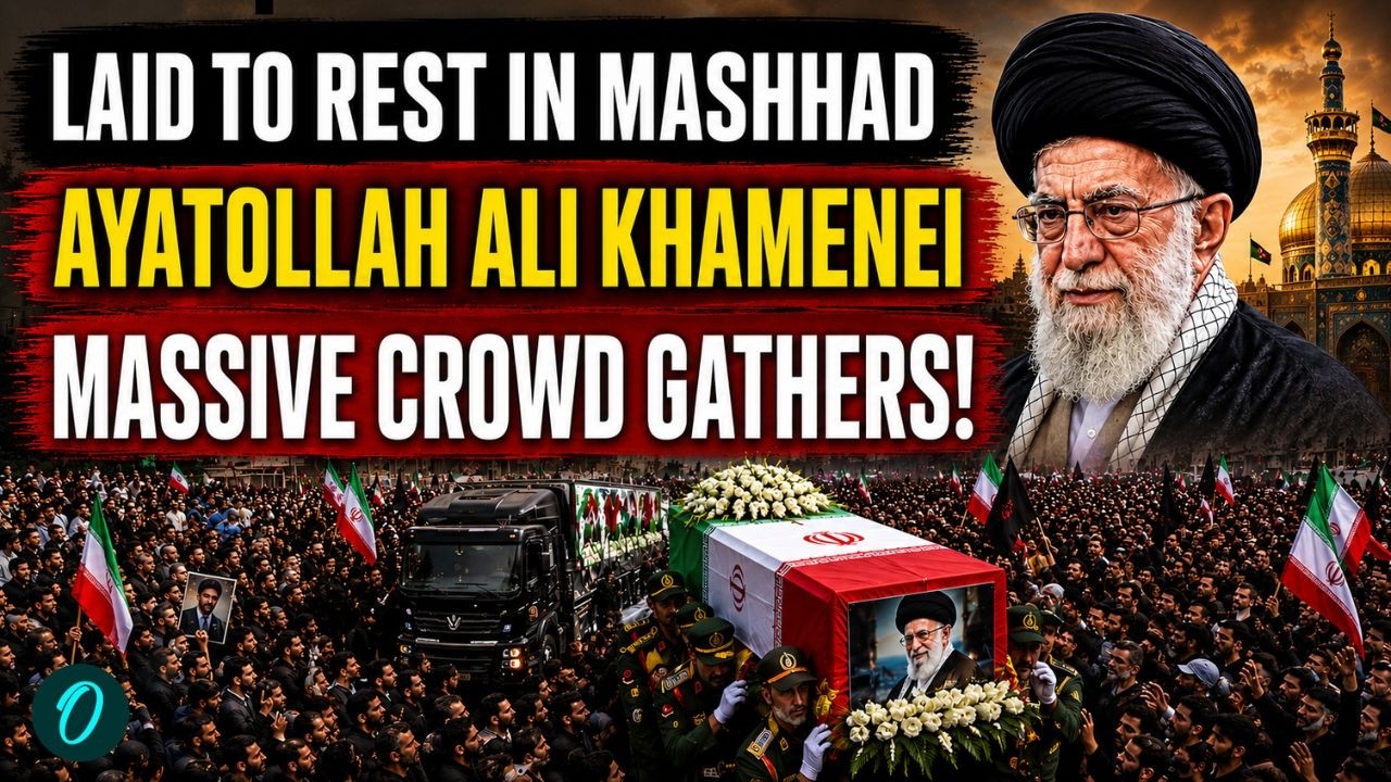 Khamenei Funeral LIVE | Ayatollah Ali Khamenei Laid to Rest in Mashhad | Namaz-e-Janaza | Iran News