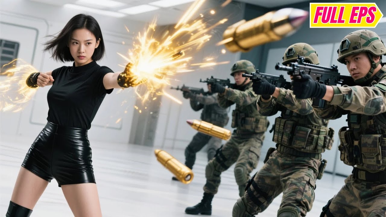 Gadis Berkekuatan Super Menangkis Peluru dari Sekelompok Tentara dan dia kabur dari Labolatorium