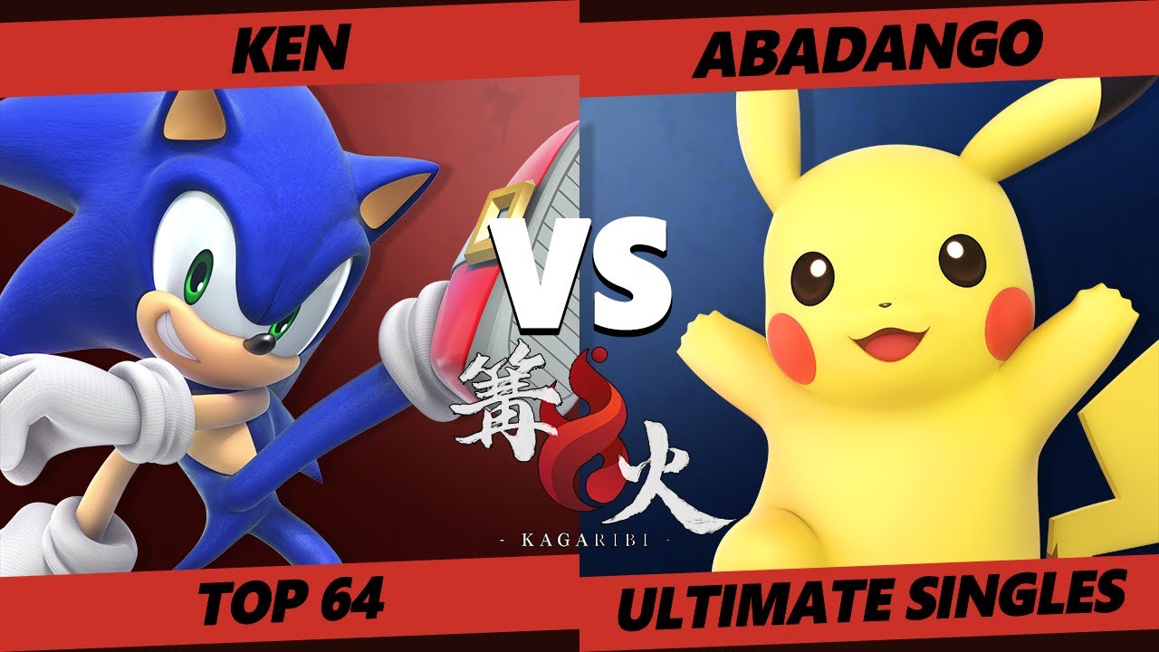 Kagaribi 4 Top 64 - KEN (Sonic) Vs. Abadango (Pikachu) SSBU Smash Ultimate