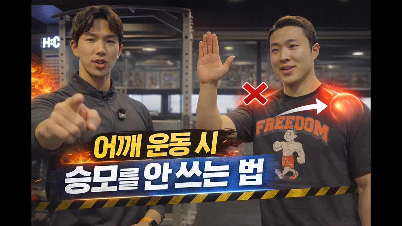 어깨 운동 시 승모 개입 막는 법 (자극 제대로 넣는 법)/서울대입구pt 낙성대pt