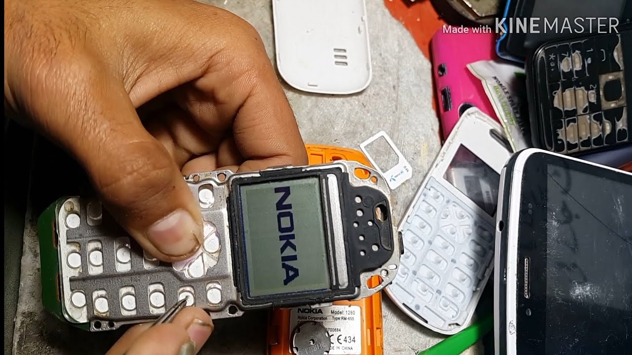 Nokia 103-1280 LCD light problem 100% solution