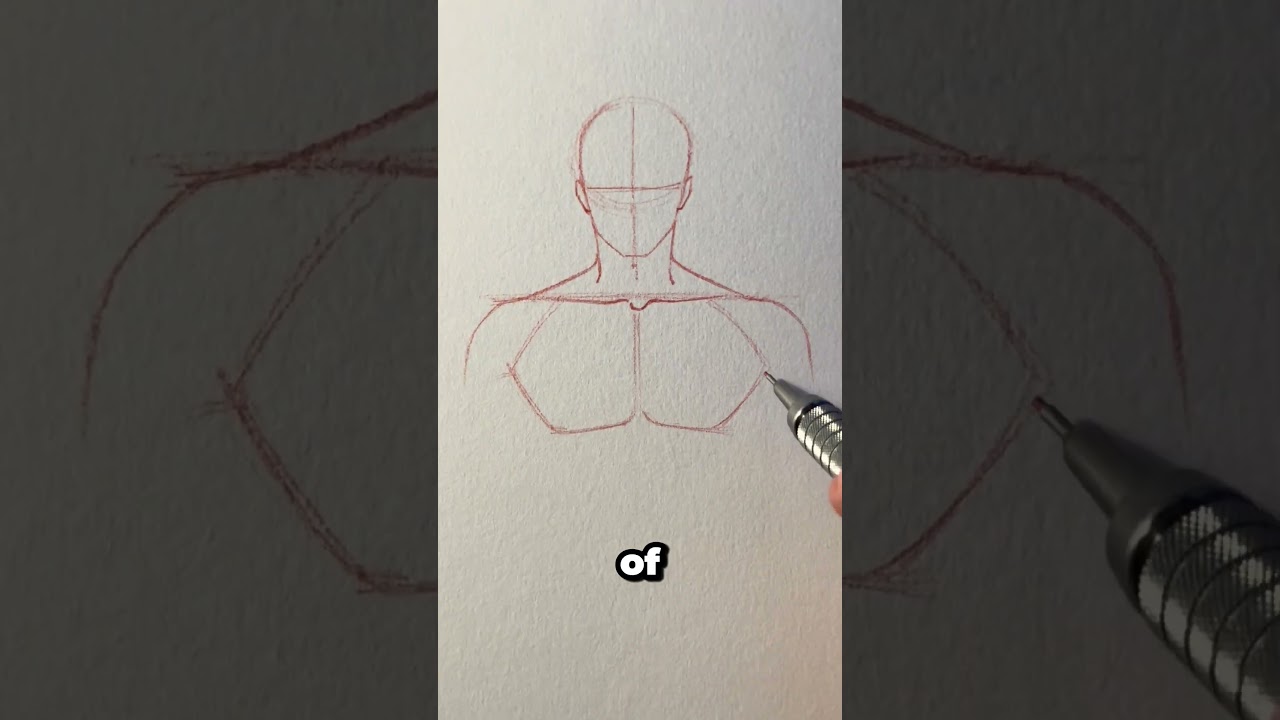 How to draw chest and shoulders || Jmarron