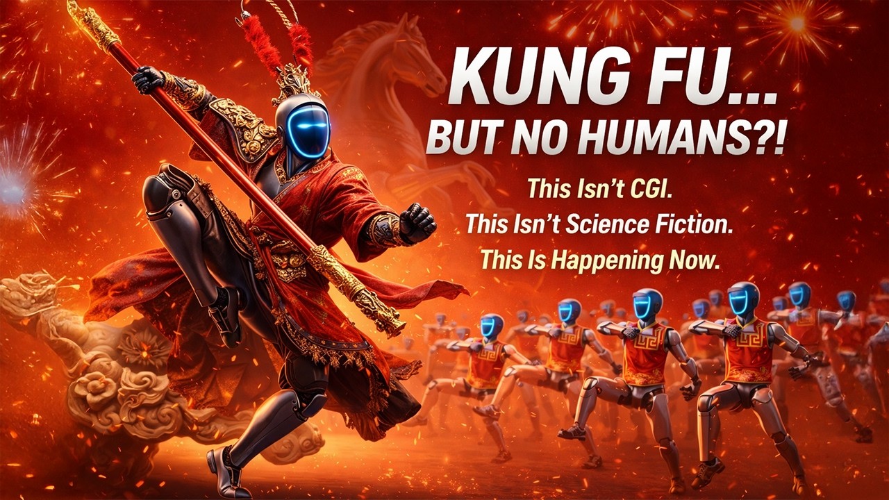 Beijing’s First Autonomous Robot Swarm Martial Arts Show 🤯