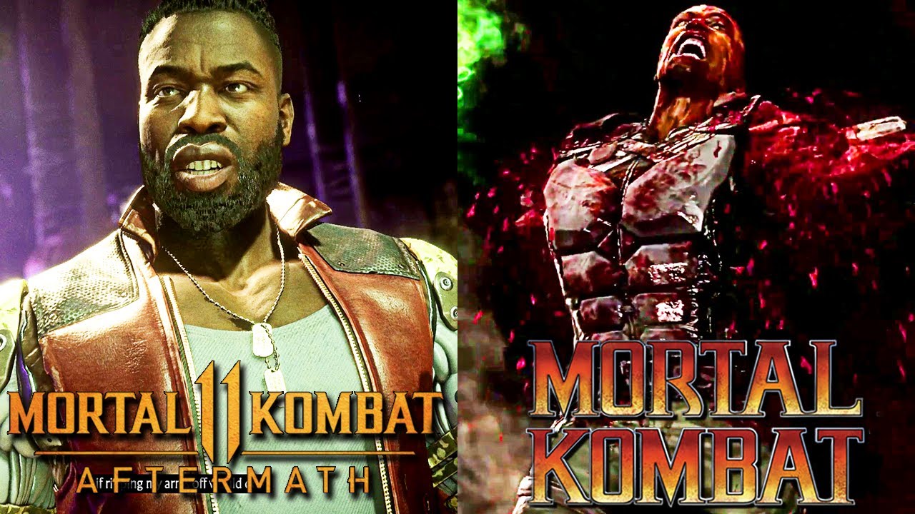 Mortal Kombat History: Ermac ripping Jax' arms off