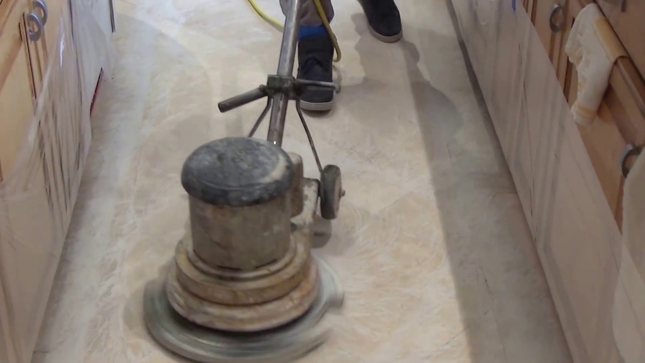 Marble & Travertine Floor Polishing | How it's Done - DIY