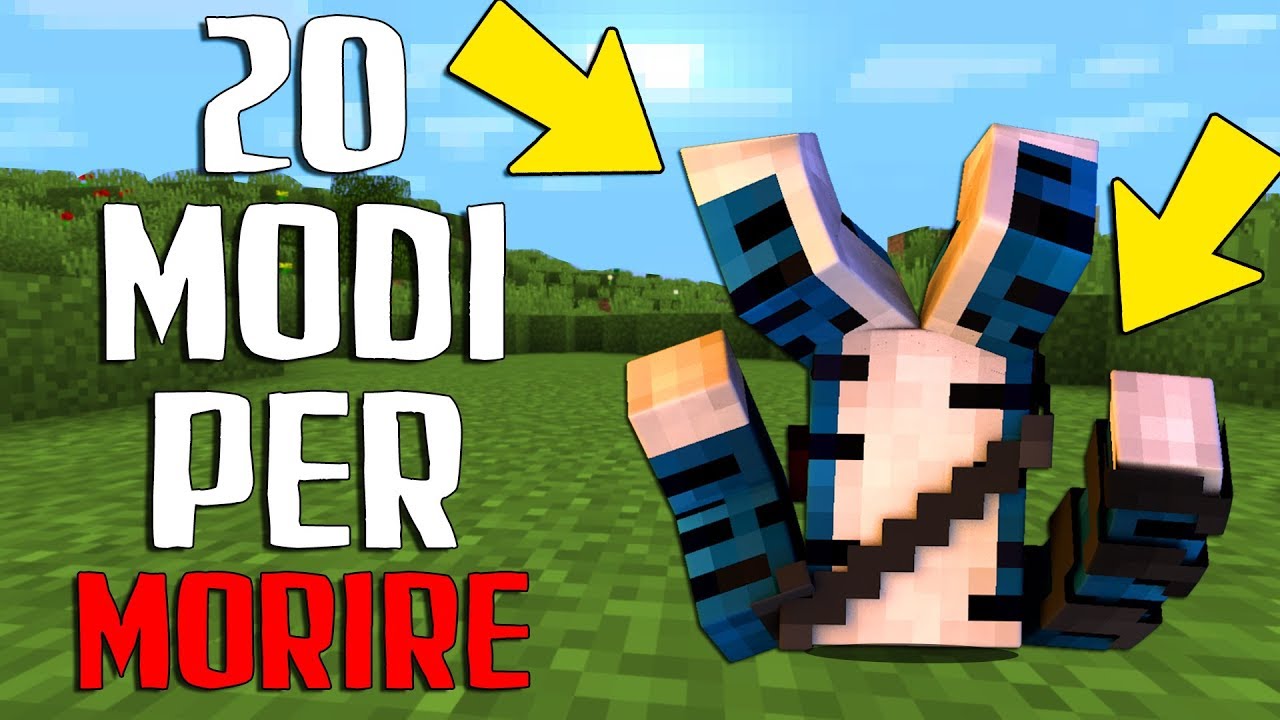 20 STUPIDI MODI PER MORIRE SU MINECRAFT !!!