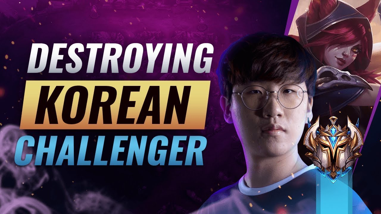 How Ruler is DESTROYING Korean Challenger With PURE AGGRESSION - League of Legends