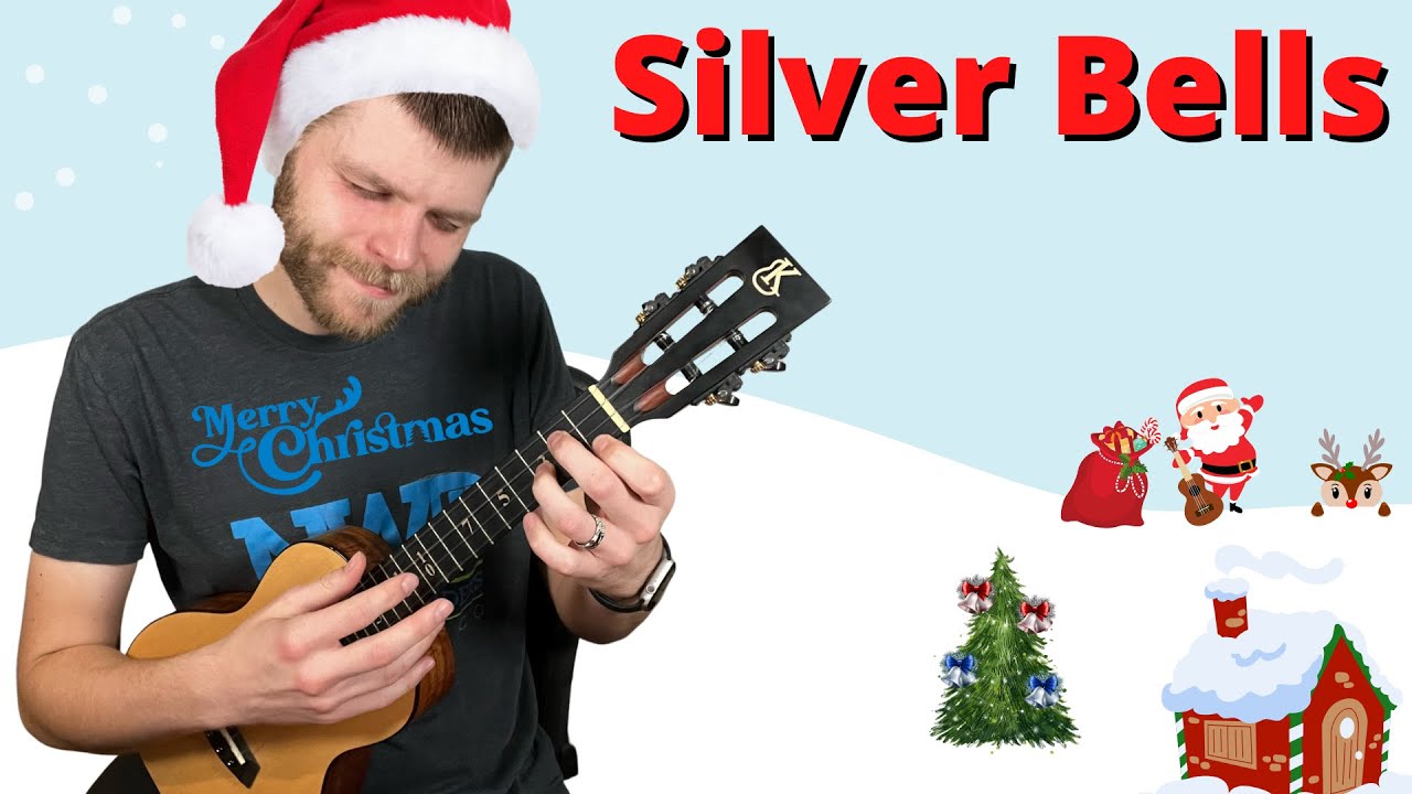 Silver Bells || Рождественский урок игры на укулеле
