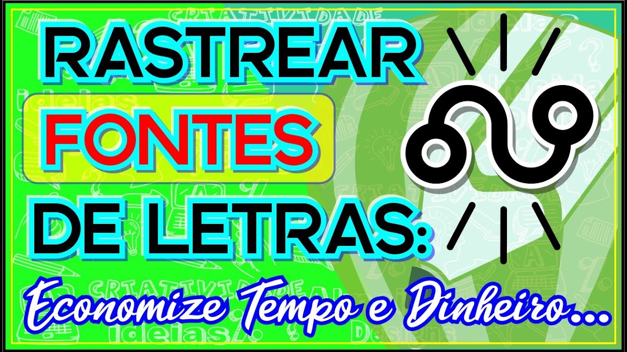 Rastrear fontes de letras: economize tempo...