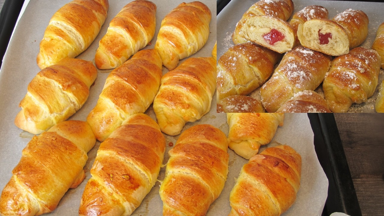 Най вкусните и пухкави Козуначени кифлички.