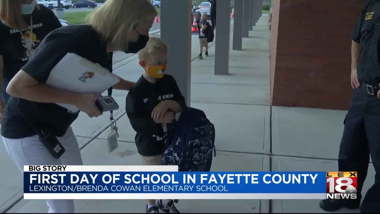 First day of school in Fayette County