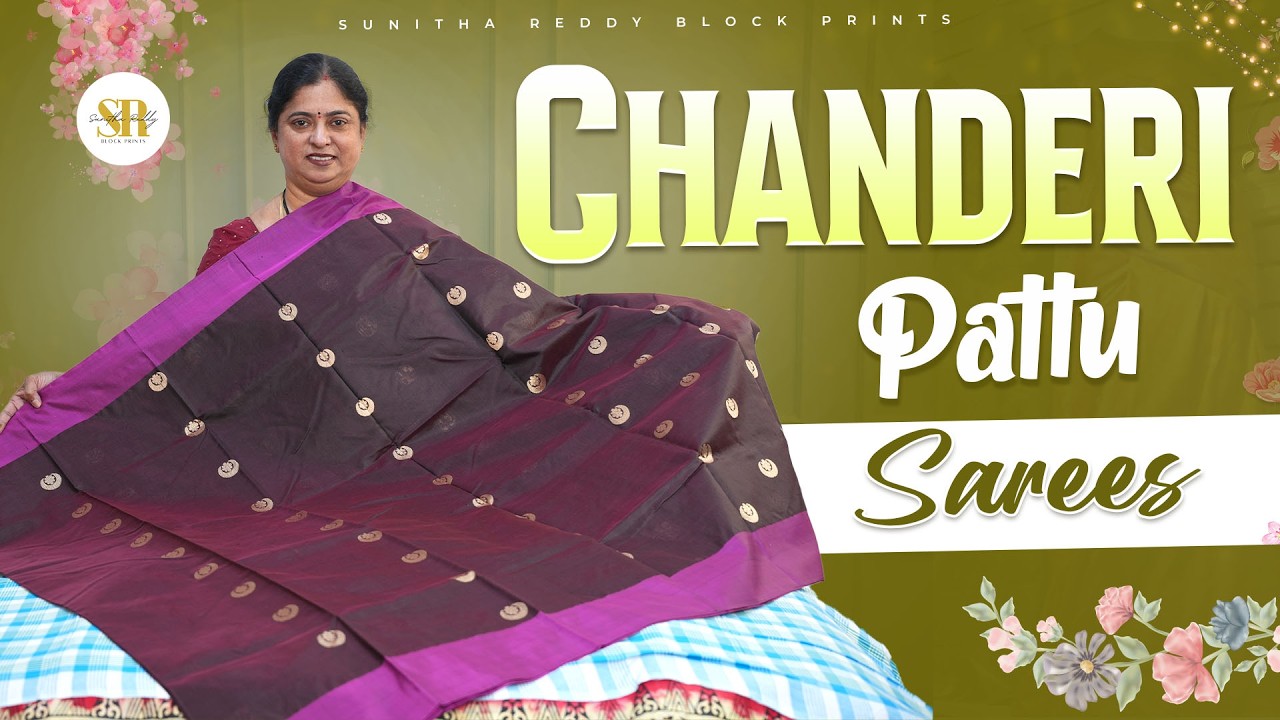 Premium Chanderi Pattu Sarees | Soft Silk Feel | Party Wear Collection | Jejis Vlogs