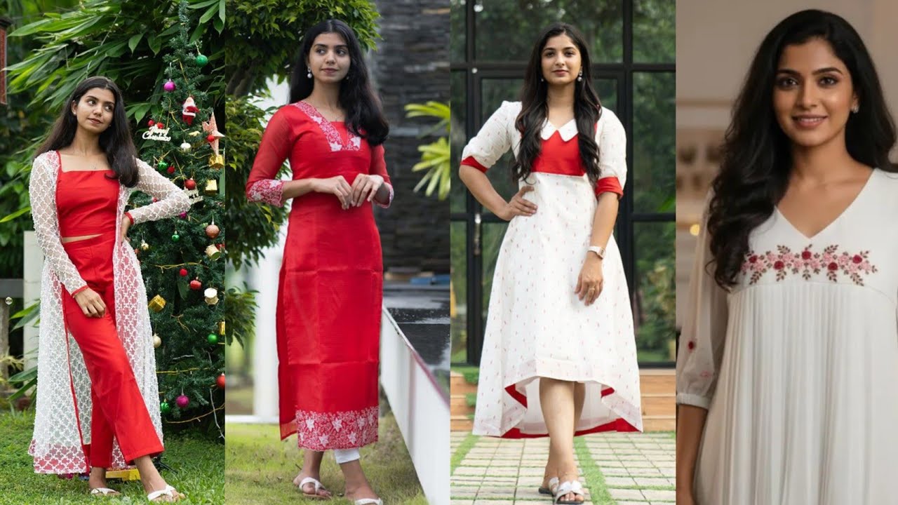 Christmas special dress collection🎄 Christmas dress design ideas for girls 