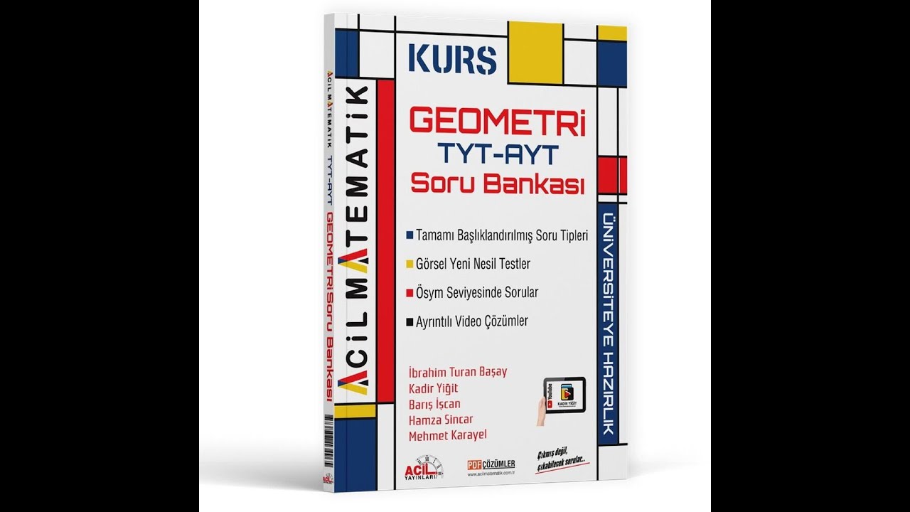 Acil Yayınları TYT AYT Geometri KURS Soru Bankası