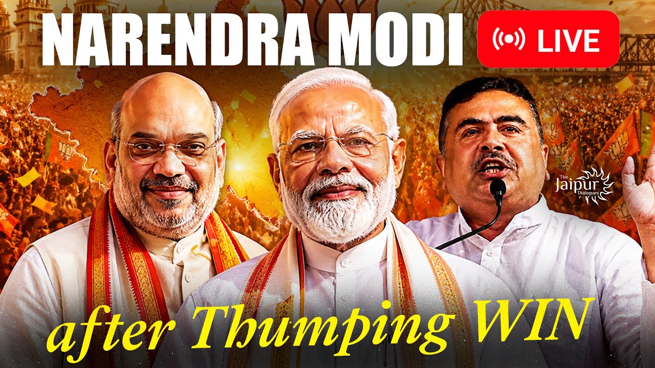 Narendra Modi's Victory Speech After WIN in Bengal, Assam, Pondi | The Jaipur Dialogues