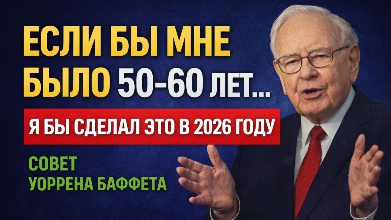 Уоррен Баффетт: если бы мне было 50–60 лет, я бы сделал именно это в 2026 году