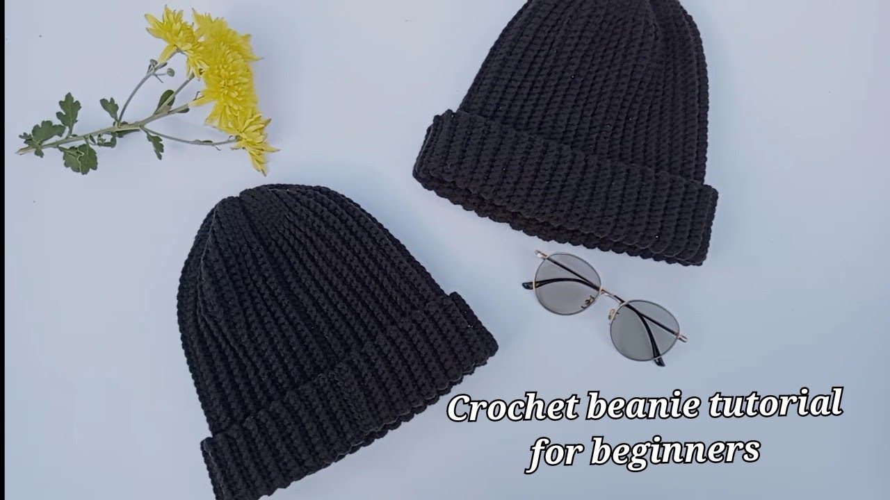 Crochet Beanie tutorial for beginners all size(အခြေခံသမားများအတွက် အသင့်တော်ဆုံး ခေါင်းစွပ်ထိုးနည်း)